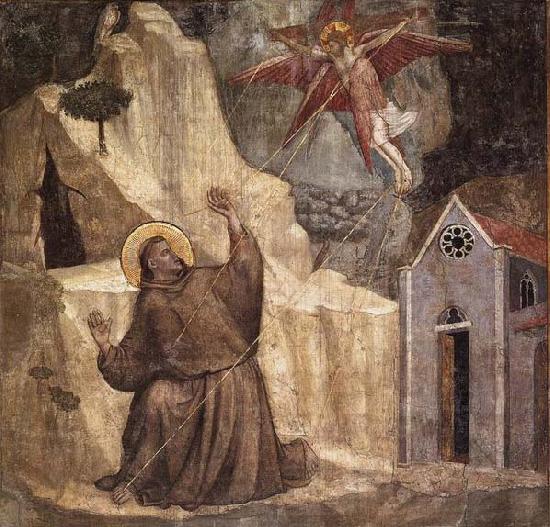 GIOTTO di Bondone Stigmatisation of Saint Francis Norge oil painting art